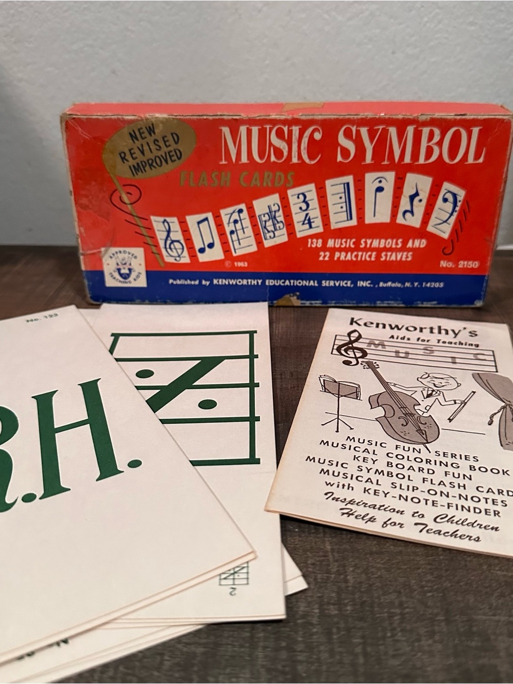 Kenworthy Educational Service Inc Vintage Music Symbol Flash Cards